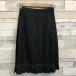  разряд B зима юбка 24шт.@hidaELLE 63×57 чёрный шерсть 50% ученик неполной средней школы ученик старшей школы женщина форма б/у школьная форма б/у форма 