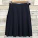 [ разряд B] лето юбка 24шт.@hidaTOMBOW 60×60 темно-синий шерсть 15% ученик неполной средней школы ученик старшей школы женщина форма б/у школьная форма б/у форма 