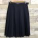 [ разряд A] лето юбка 24шт.@hidaKANKO 66×63 темно-синий полиэстер 80% искусственный шелк 20% ученик неполной средней школы ученик старшей школы женщина форма б/у школьная форма б/у форма 
