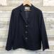 [ разряд C] однобортный костюм 170B T.H.D темно-синий шерсть 50% верхняя одежда ученик неполной средней школы ученик старшей школы женщина форма б/у школьная форма 