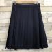 [ разряд B] зима юбка 24шт.@hidaT*H*D 75×62 темно-синий шерсть 50% ученик неполной средней школы ученик старшей школы женщина форма б/у школьная форма б/у форма 