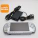  хорошая вещь б/у PSP-3000 Mystic * серебряный отправка в тот же день game SONY PlayStation Portable корпус .... суббота, воскресенье и праздничные дни отправка OK