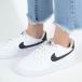 NIKE AIR FORCE 1 (GS) Nike военно-воздушные силы женский спортивные туфли белый черный ct3839-100