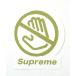 Supreme Warning Sticker ץ꡼ ˥ ƥå