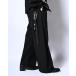 KOOIko-i широкий брюки легкий брюки машина b Silhouette свободно body type ka Barker b образец Silhouette брюки баланс - liHOLDER CURVE PANTS -BLACK-
