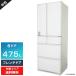  Hitachi рефрижератор 6 дверь 475L вакуум наклон R-GS4800H ( French дверь / crystal белый ) б/у рефрижератор .3 уровень кейс Triple энергия дезодорирующий (2018 год производства )0272h08