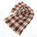 #479561 TWEEDMILL твид Mill * покрывало шерсть женский Англия / желтохвост тарелка производства красный белый др. 