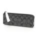 COACH Coach пенал signature PVC C6986 черный серый 