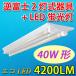 LED беж скользящий LED лампа дневного света 2 шт есть обратный Fuji прибор 40W type 2 тип света широкоугольный 300 раз днем свет цвет GFJ-120PB-set