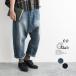  широкий брюки обезьяна L Denim женский 08mab Vintage Denim талия резина хлопок 100% большой размер 25AW0904R,