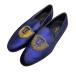 LOUIS VUITTON Louis Vuitton auto uiyu* line opera shoes Loafer shoes Logo is lako blue [ size 6 1/2 ( approximately 25.5cm)]