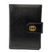 BVLGARI BVLGARY BVLGARY BVLGARY dopi температура Agenda обложка для записной книжки кожа черный Gold металлические принадлежности 