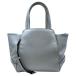 TOD'S Tod's 2WAY сумка на плечо ручная сумочка Cross корпус наклонный .. Logo кожа серый 
