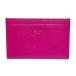 CELINE Celine футляр для карточек футляр для визитных карточек чехол для пропуска compact Logo кожа розовый 