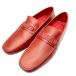 [ не использовался ]TODS Tod's Ferrari Ferrari обувь Loafer обувь для вождения обувь кожа красный [ размер 10 1/2 ( примерно 29.5cm)]