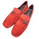 [ не использовался ]TODS Tod's Ferrari Ferrari обувь Loafer обувь для вождения обувь замша красный [ размер 10 ( примерно 29cm)]