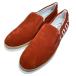 [ не использовался ]TODS Tod's туфли без застежки обувь спортивные туфли обувь low cut Logo замша Raver красный [ размер 10( примерно 29cm)]