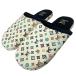  прекрасный товар LOUIS VUITTON Louis Vuitton LVpa отсутствует * линия тапочки шлепанцы монограмма *klagi- кожа / пирог ru белый ( размер 3 примерно 22.5cm)