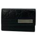 GUCCI Gucci чехол для ключей 6 полосный GG Inter locking G Guccisima 237509 кожа черный 