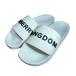 BURBERRY Burberry shower sandals sandals beach sandals Logo Raver white [ size 38 (25cm)]