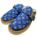 LOUIS VUITTON Louis Vuitton LV cozy линия мутон шлепанцы сандалии монограмма Denim мутон голубой [ размер 7 ( примерно 26cm)]