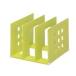 LIHIT LAB.<lihi тигр b> SHIKIRI RACK( перегородка подставка )L размер желтый зеленый A-7321-6