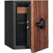 DBAUM premium safe DBAUM500 A4 соответствует 90 минут выдерживающий огонь емкость 36L сенсорный экран & аутентификации по отпечаткам пальцев тип блокировка ti Pro коврик * Japan 