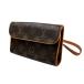 LOUIS VUITTON Vuitton поясная сумка * бардачок Brown A-16054