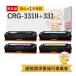CRG-331II+CRG-331 Canon �L���m�� �p ���T�C�N���g�i�[ 4�F �u���b�N ( �� ) �V�A�� �}�[���_ �C�G���[ �g�i�[�J�[�g���b�W331IIBK + 331�J���[ TNR-331-002 MF
