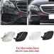  параллель импортные товары Benz E200 E230 E260 E300 Mercedes W213 для передний бампер фаркоп покрытие колпак чёрный / белый E Class E350. 2016-2020