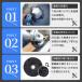 �f�B�X�N�O���C���_�[ �����f�B�X�N �����p�b�h 100mm 4�Z�b�g �T�r��� �y���L �h�� ���� �S ���� �؍� �o�t �T���_�[ �O���C���_�[ �֘A�摜2