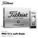  Titleist 2024 PRO V1x левый панель приборов / Titleist 2024 PRO V1x Left Dash / 12 лампочка входить дюжина мяч для гольфа Япония стандартный товар 