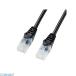 ����掠�ץ饤  LA-Y5TS-01BK �ĥ��ޤ��ɻ�CAT5eLAN�����֥� LAY5TS01BK 1m �֥�å�
