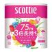 kresia22733-22734 Scotty цветок упаковка 3 раз долговечный туалет to4 roll 75m двойной белый 2273322
