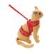petio4903588552717 P кошка маленький блок soft шлейка с поводком ..S красный 