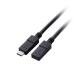USB3-ECC05BKX3 ľ Բ 3ܥå 쥳 USB Type C Ĺ֥ 05m PD 60W ֥å USB3EC