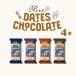 te-tsu шоколад DATES CHOCOLATE 4шт.@ можно выбрать 4 вид сахар не использование шоколадный батончик подарок конфеты подарок сухофрукт орехи низкий GIgiruto свободный 