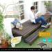  unit wood deck harmoniearu moni -90×90 step attaching wooden stylish small size dark brown su direct delivery 