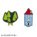  Moomin house Golf маркер (габарит) значок ( почтовая доставка соответствует возможно ) ( Golf маркер (габарит) маркер мяча герой интересный )