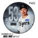  Hanshin Tigers #53 остров рисовое поле море . жестяная банка значок ( лицо дизайн )( почтовая доставка соответствует возможно ) ( Professional Baseball лампочка . Hanshin вентилятор bachi.. игрок жестяная банка bachi)
