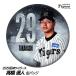  Hanshin Tigers #29 высота .. человек жестяная банка значок ( лицо дизайн )( почтовая доставка соответствует возможно ) ( Professional Baseball лампочка . Hanshin вентилятор bachi.. игрок жестяная банка bachi сопутствующие товары )