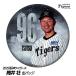  Hanshin Tigers #96 тубус .. вне .... пробег . chief Coach жестяная банка значок ( лицо дизайн )( почтовая доставка соответствует возможно )