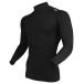 [1 пункт до почтовая доставка возможно ]BT энергия стрейч Thermo evo с высоким воротником рубашка черный JW-246