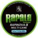 Rapala( Rapala ) PE линия la Pinot vaX мульти- игра 200m 0.6 номер 13.9lb 4шт.@ плетеный lime зеленый RLX200M06LG