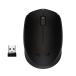 Logitech M170 2.4GHz беспроводной 3 кнопка оптика прокрутить мышь nano USB ресивер имеется ( черный )