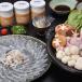 [ Yamaguchi прямая поставка ][ дополнительный подарок .. sashimi фугу-набэ комплект 3-4 порции | супер холодный ] привилегия : натуральный фугу молоки примерно 150g