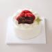Cake.jp клубника сырой торт с украшением 4 номер 12cm 2-3 человек минут день рождения день рождения 