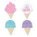 Big Dot of Happiness Scoop Up the Fun - мороженое - DIY форма springs ru party cut наружный 