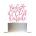 Pink Baby It's Cold Outside кекс topa- голубой g Ritter baby душ party украшение premium качество крепкий 