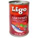 Ligo SARDINES in TOMATO SAUCE CHILI ADDED.... помидор ...155g (5 шт )